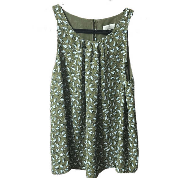 LOFT Tops - Loft Sleeveless Floral Lightweight Blouse
